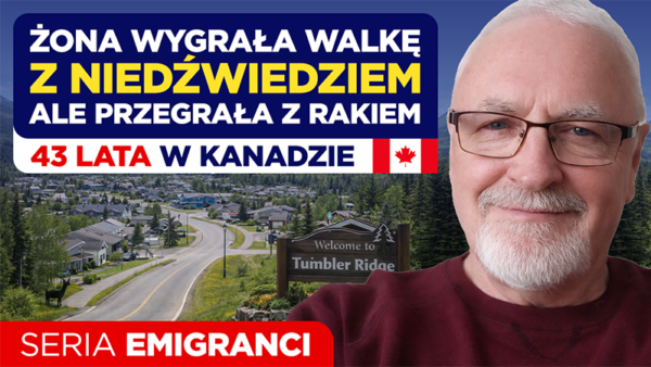Żona wygrała walkę z niedźwiedziem, ale przegrała z rakiem.